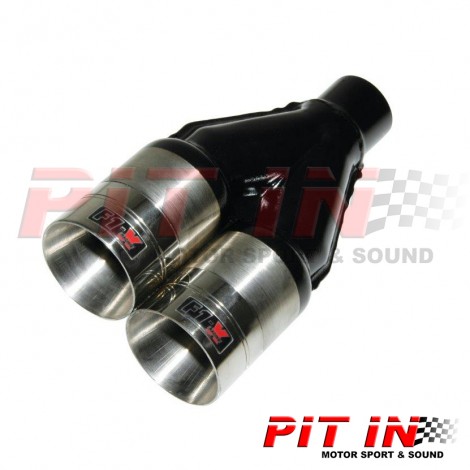 TWIN 63mm EXHAUST TAIL PIPE