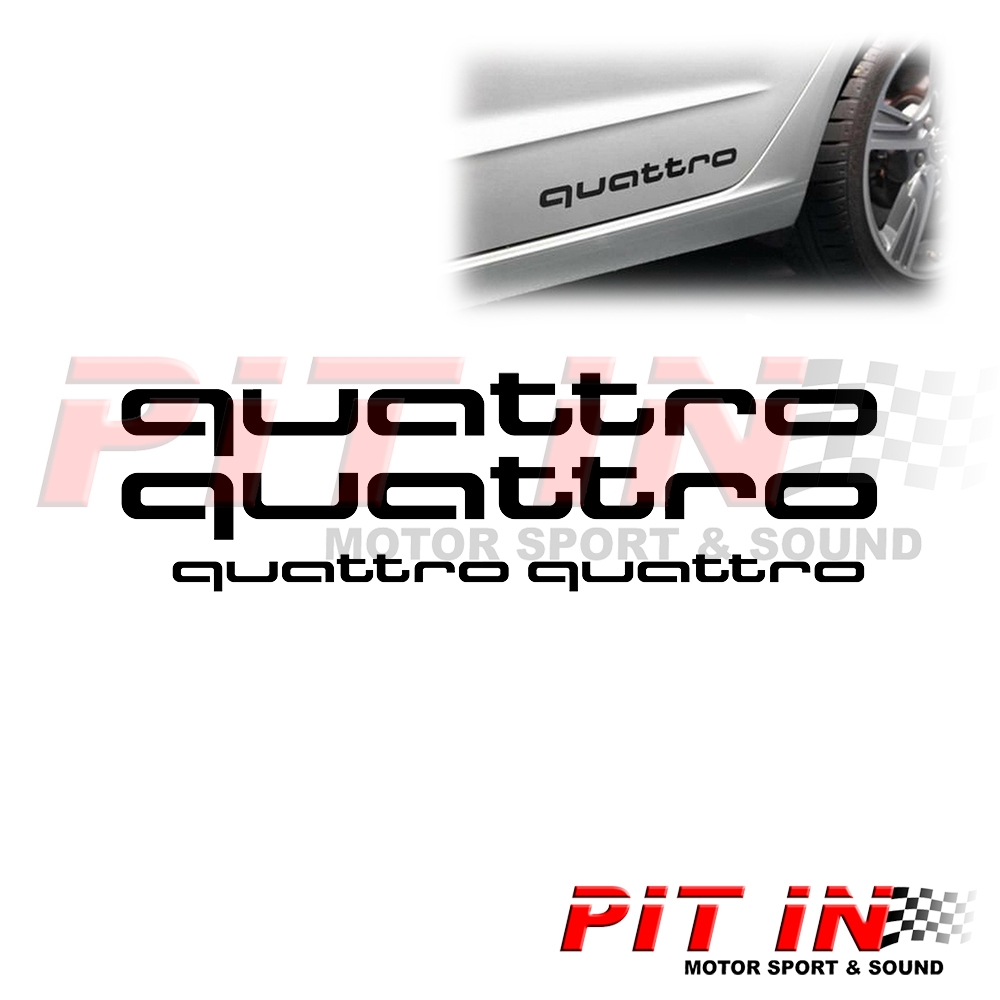 QUATTRO DECALS @Pit In Motorsport & Sound
