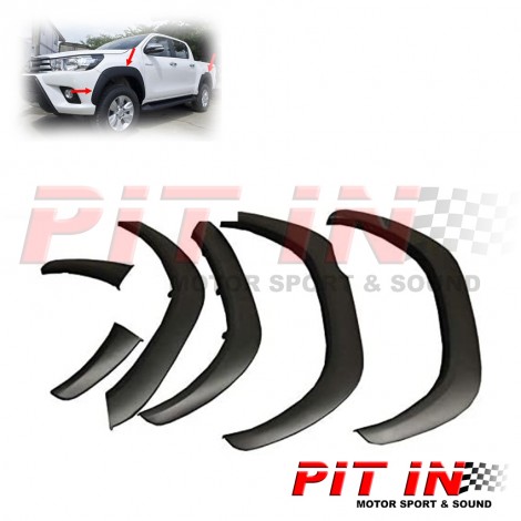 HILUX 2016+ OEM TYPE WHEEL ARCHES / FENDER FLARE